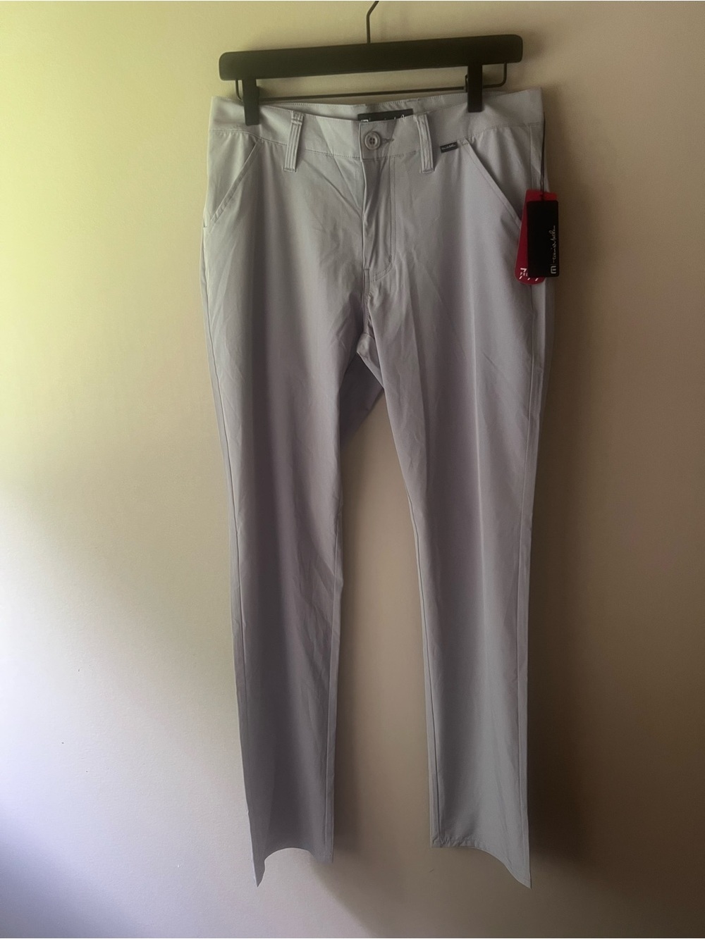 Travis Mathew Light Gray Performance Chinos